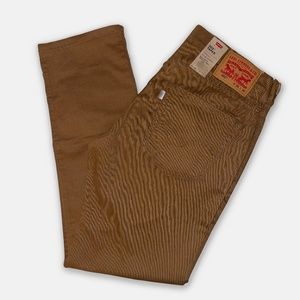 LEVIS | NWT |31x30 Men's Khaki Stretch Jeans | 502 Taper